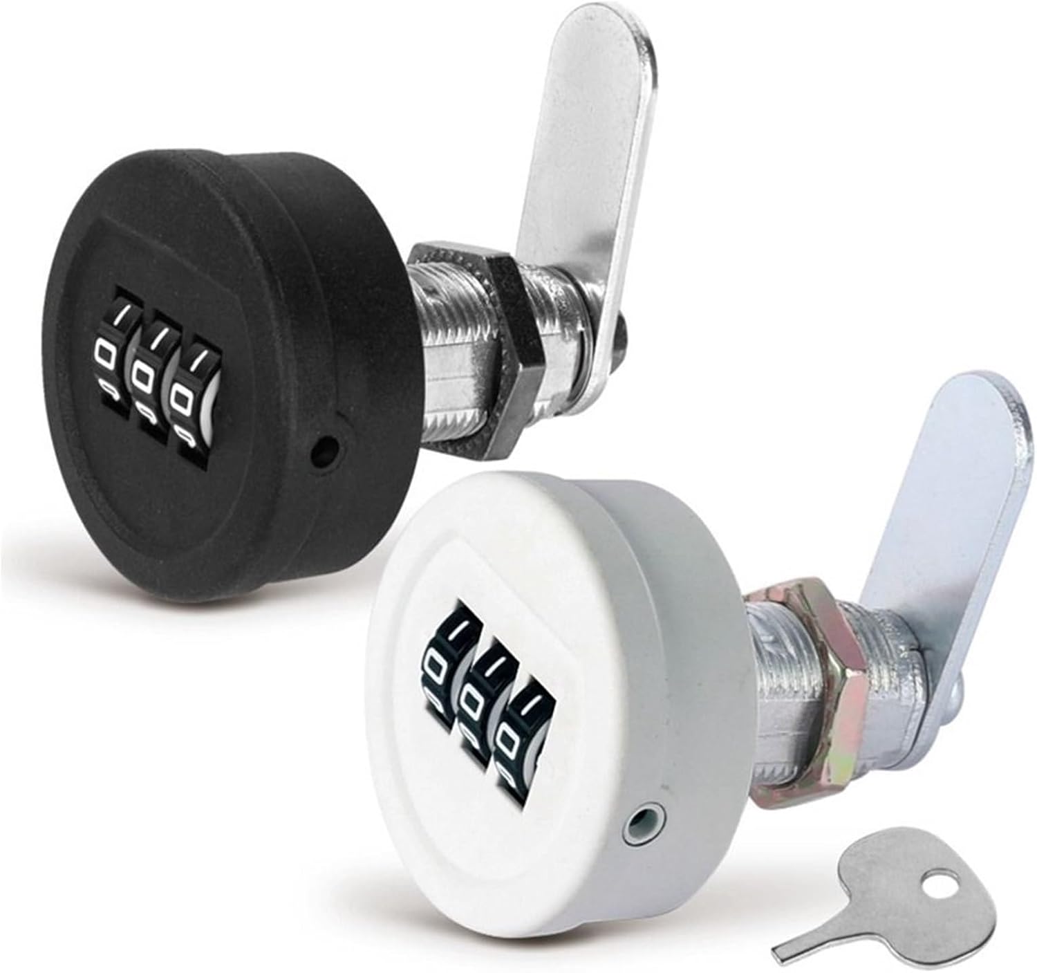 20/30mm Thread Length Cupboard Mailbox Drawer 3 Digital Combination Lock Furniture Hardware 1Pcs(Style 4)