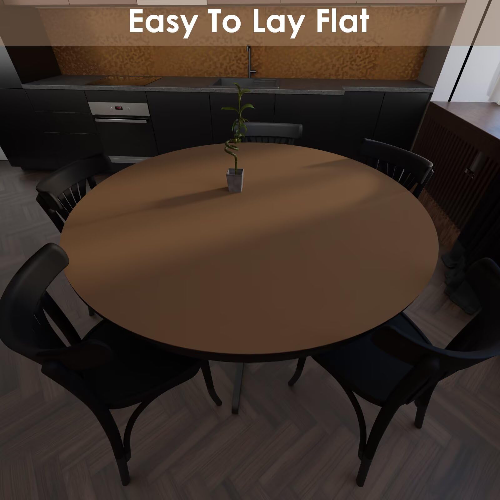 Round Table Pad,1.8mm Thick,Dia.30 Inch,Round Leather Table - View #4