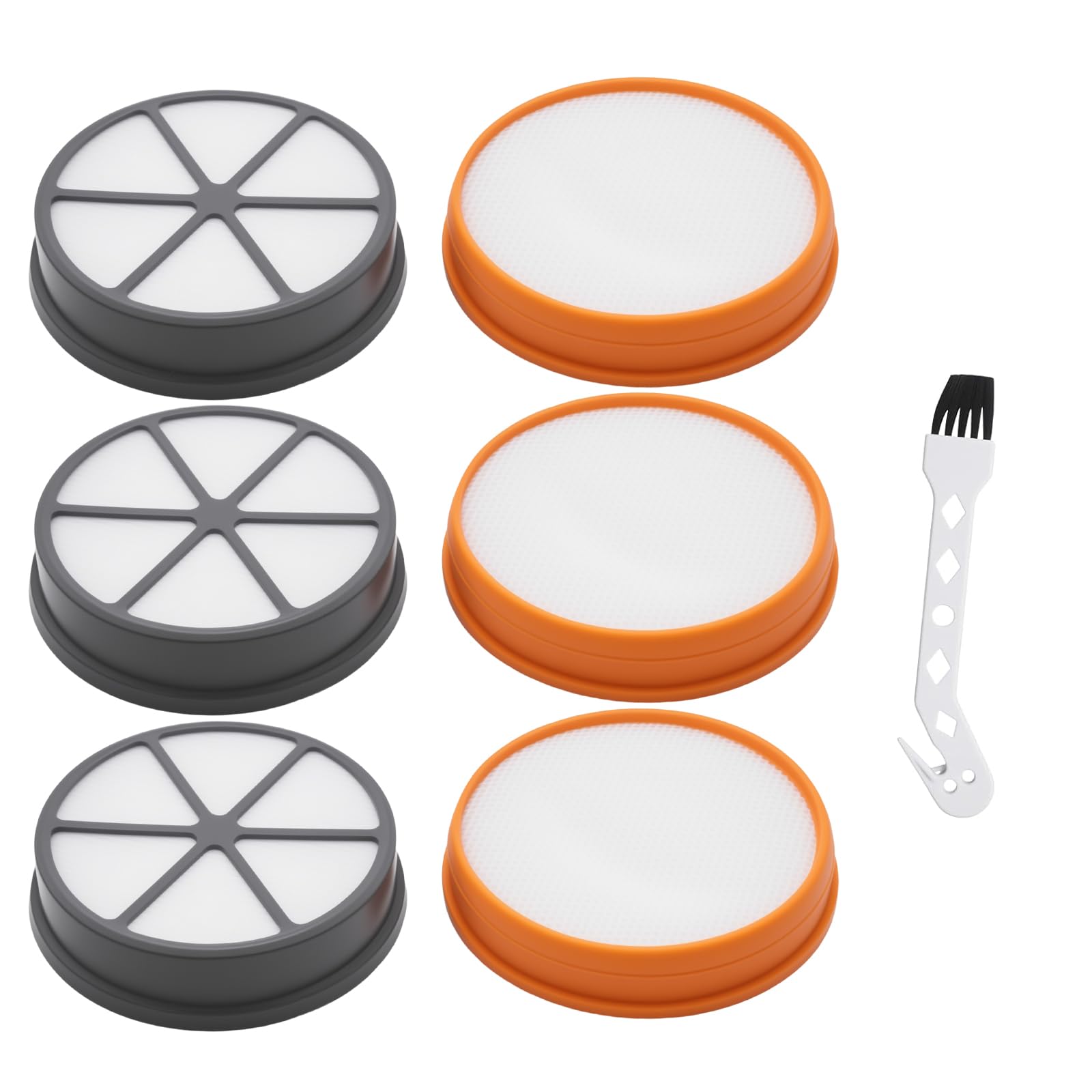 Ollanoos 3Pcs Type 90 Pre & Post Motor Filter Set, Replacement for Vax Mach Air U91-MA-BE, Air Lift U84-AL-PE, Air Lift U84-AL-PME, U85-AS-BE, Mach Air U87-MA-PE AIR