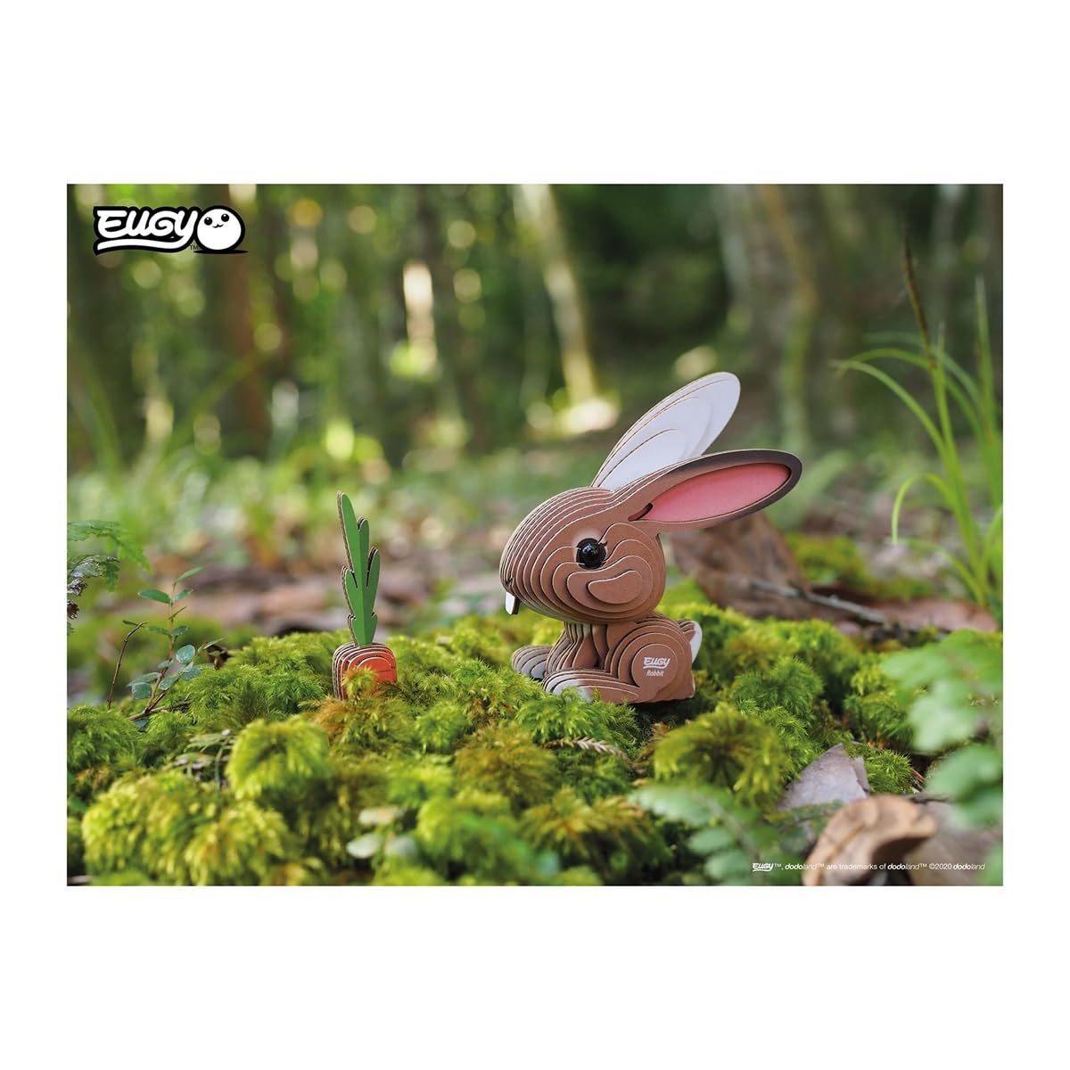 Puzzle 3D Albatros Royal EUGY - En Carton Recyclé - Pour Enfants Dès 6 Ans Et Adultes - Éducatif Et écologique