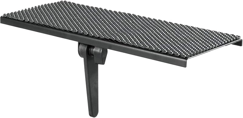 Mount Plus MP-05-01 Soporte de montaje para TV con estante superior Plataforma de 12 pulgadas de ancho | Sostiene parlante, dispositivo de transmisión | Hecho para Apple TV y control remoto (1 paquete)