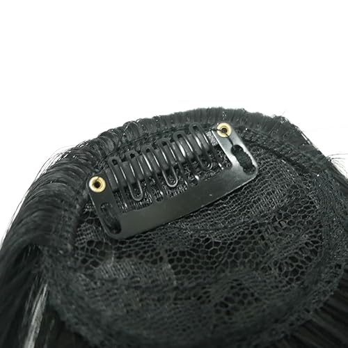Miniatura 4 de Flequillo Clip de pelo sintético flequillo flequillo flequillo clip en extensiones de cabello en flecos frontal natural curvado plano limpio bang