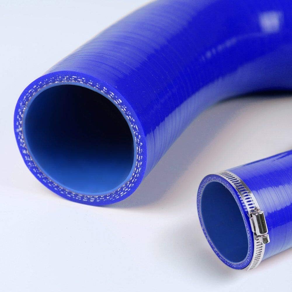 G-PLUS Silicone Radiator Coolant Hose Pipe Kit Clamps Compatible With 1992-2000 Honda Civic Sohc D15/16 EG/EK,Blue