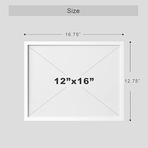 Miniatura 7 de SIGNWIN Panel de madera enmarcado, bloque de madera, bosque con cadena montañosa nevada, arte de pared botánico floral, decoración de pared de