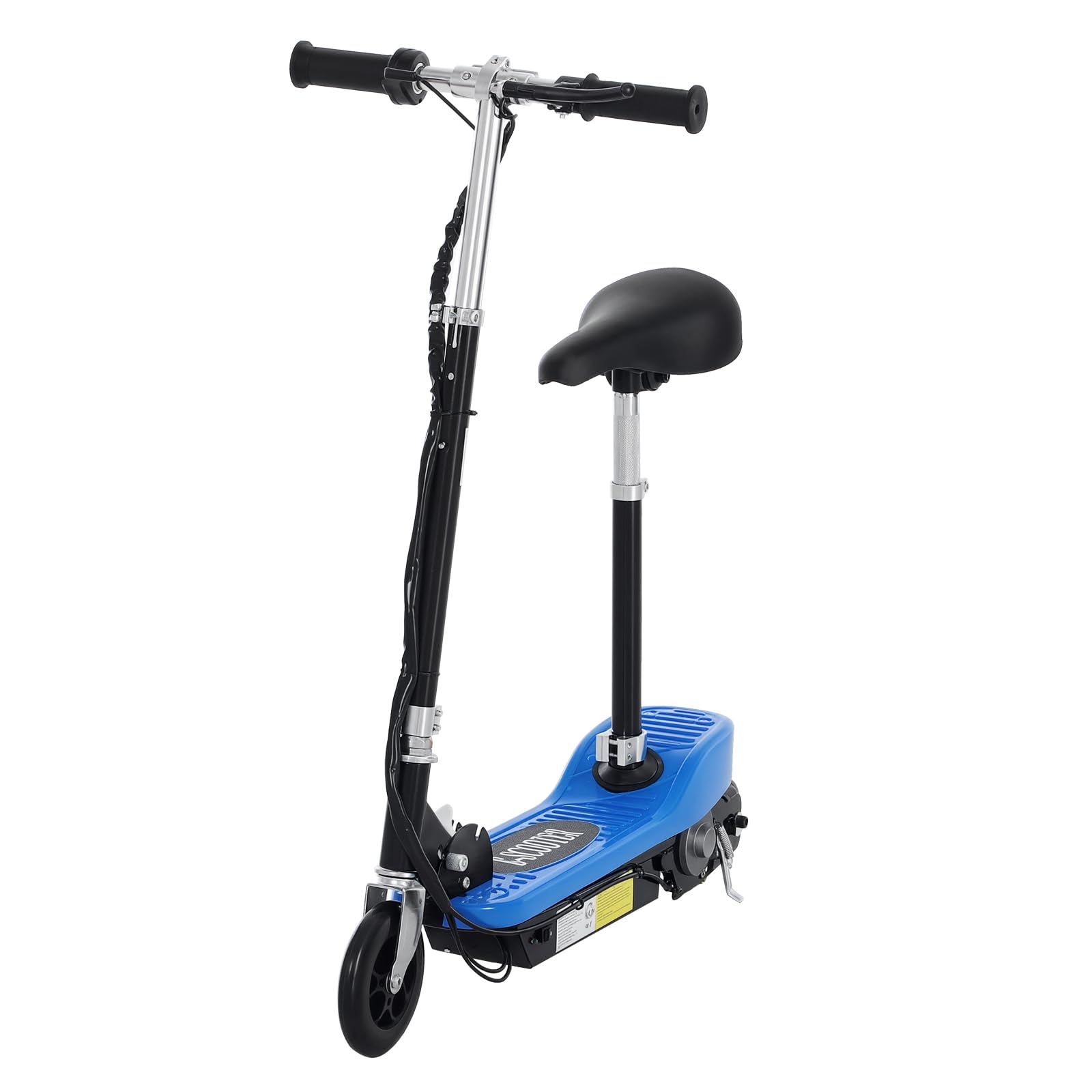 HOMCOM Electric Scooter for Kids, Foldable Ride On Powered Scooter with 120W Motor, Top Speed 10 KM/H, Maximum Range 8 KM