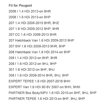 TURBO TURBOCHARGER WASTEGATE Actuator Citroen / Peugeot / Ford 1.6 HDi