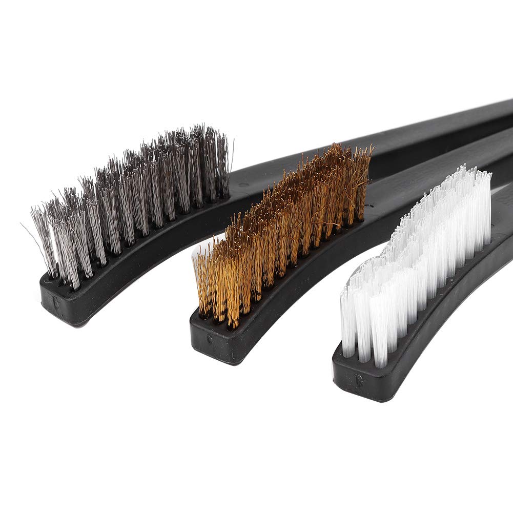 Buachois Kit di Pulizia Della Pistola, 15 Pezzi Set Per Pulizia Pistola Calibro, Punzone Per Spilli E Spazzole a Doppia Estremità con Plettro in Acciaio Inossidabile E Panno Per La Pulizia