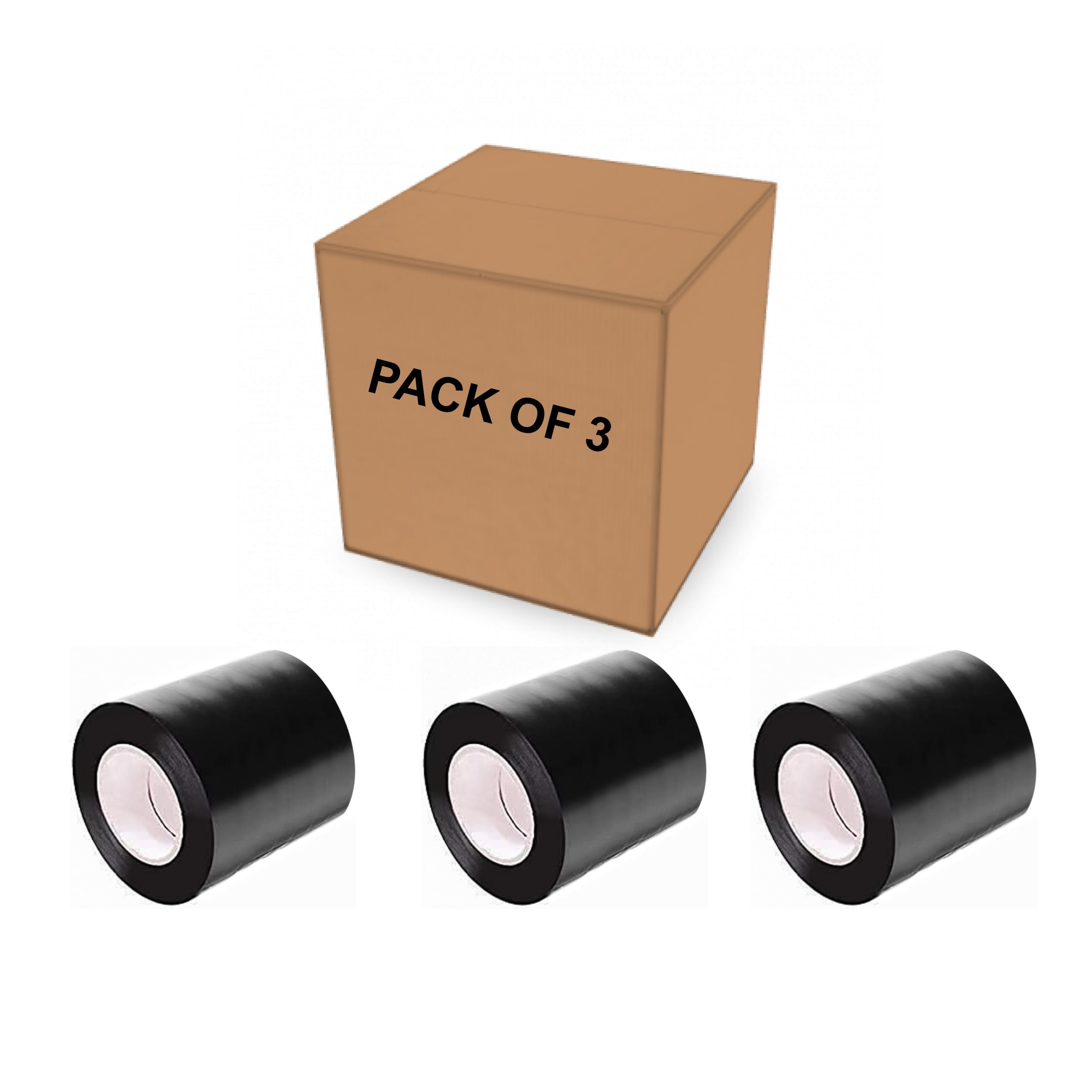 TRENDIKRAFT 6 cm X 6 meter Pack of 3 Black PVC Self Adhesive Vinyl Insulation Electrical Insulating Tape For Electric Wire (B0CGJKMXHF) Amazon Price History, Amazon Price Tracker