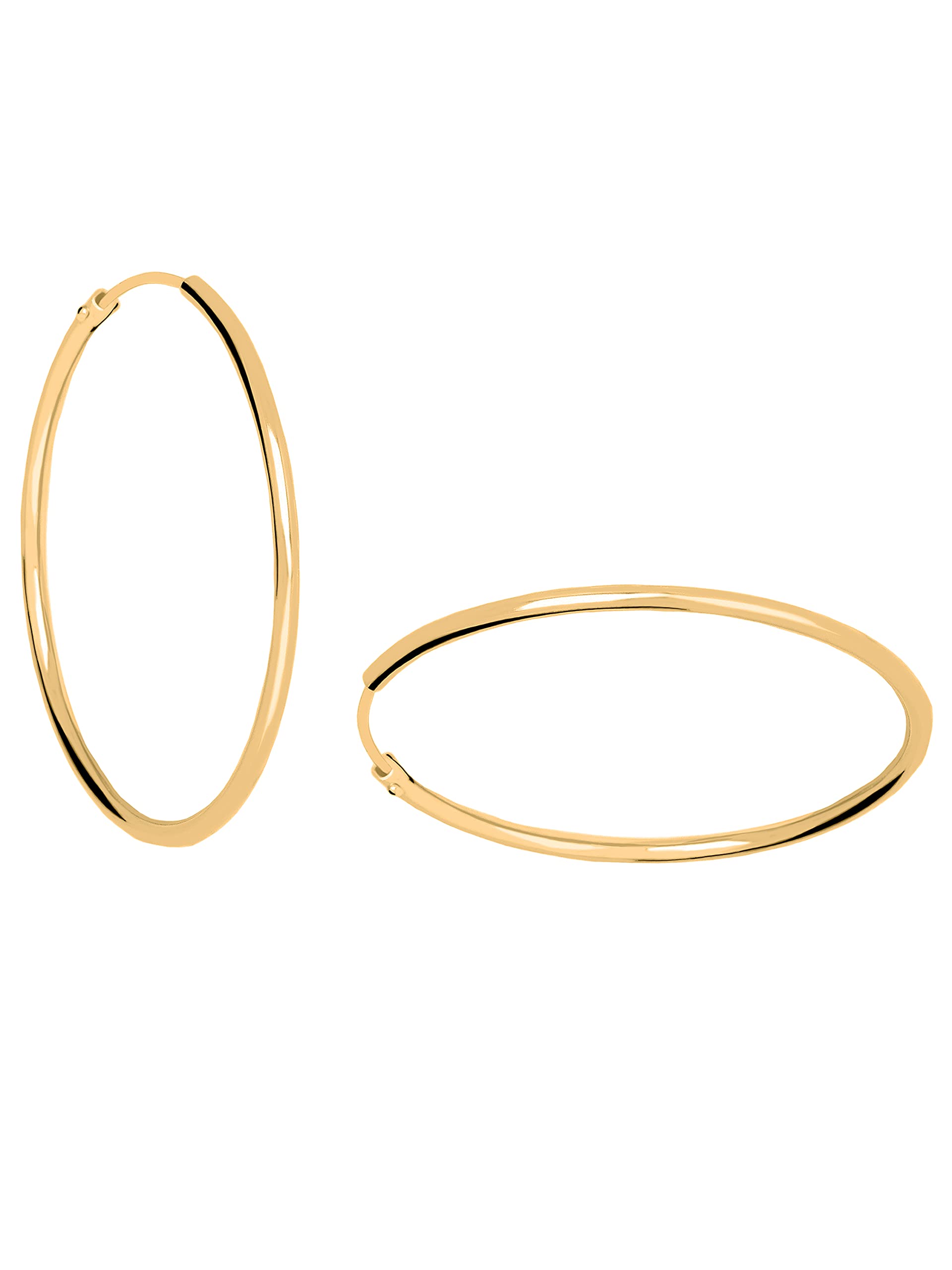 MyGold Orecchini a Cerchio Oro Giallo Autentico 333 Oro (8 Carati) Ø 30mm Orecchini da Donna Paloma Blanca C-04112-G301-30mm/1.5mm