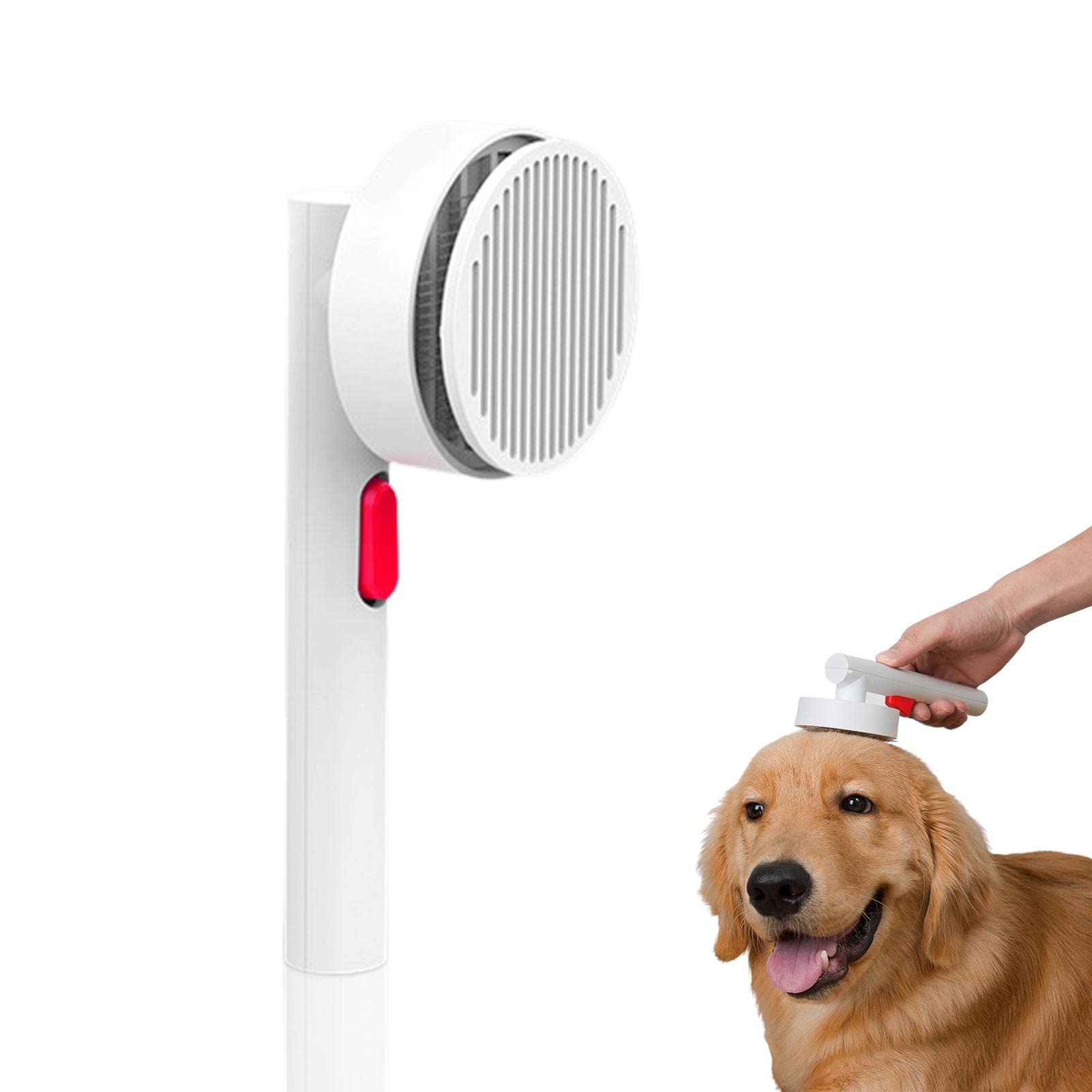 Cepillo para gatos para quitar el pelo del perro con autolimpieza - Cepillo para quitar el pelo multiusos para gatos y perros Suministros para el cuidado de mascotas para eliminar nudos liujiapeng55
