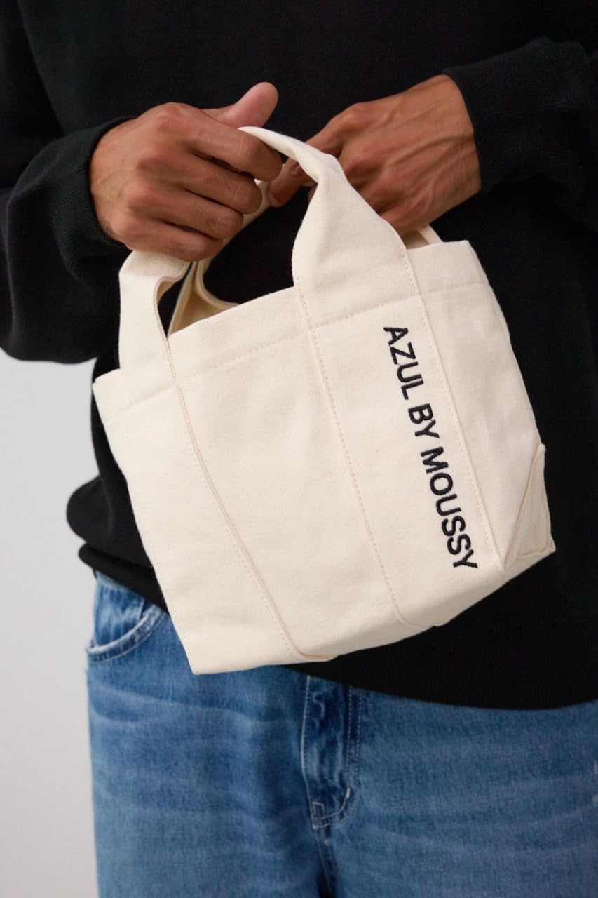 [AZUL by moussy] [アズールバイマウジー] ツーサイド ロゴ 刺繍 ミニ トート メンズ 251HAB55-395H