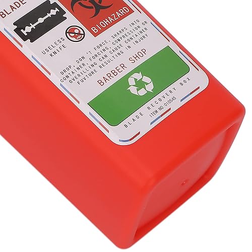 Miniatura 8 de Contenedores de eliminación Contenedor de cuchillas de eliminación de peluquería, peluquería, peluquería, cuchillo de afeitar, caja de recolección