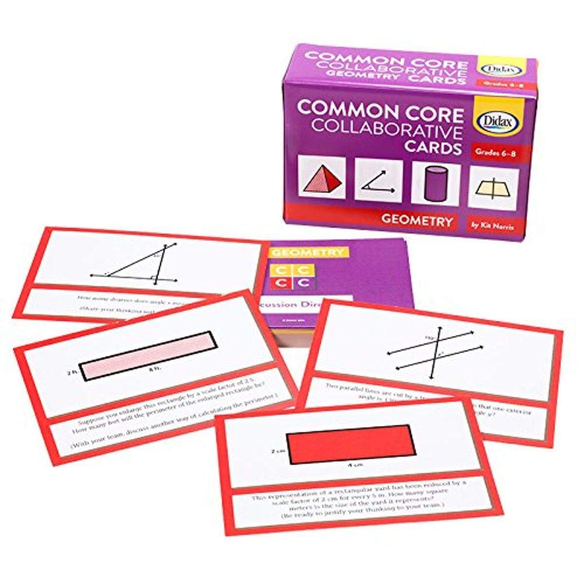 Didax Educational Resources Common Core Collaborative Cards Geometry | amzdealz