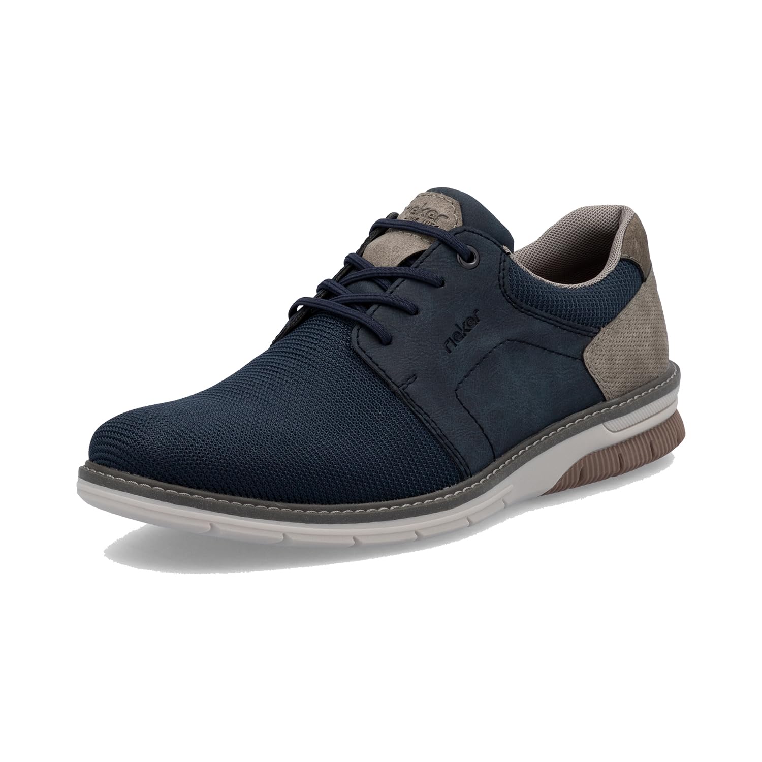 Rieker Men's Lace-Up Shoes in Blue, Blue 14, 8 UK
