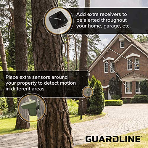 Wireless Driveway Alarm w/Three Sensors Kit Outdoor Weather Resistant Motion Sensor/Detector- Best DIY Security Alert System- Protect Home, Perimeter, Yard, Garage, Gate, Pool - Thumbnail 6
