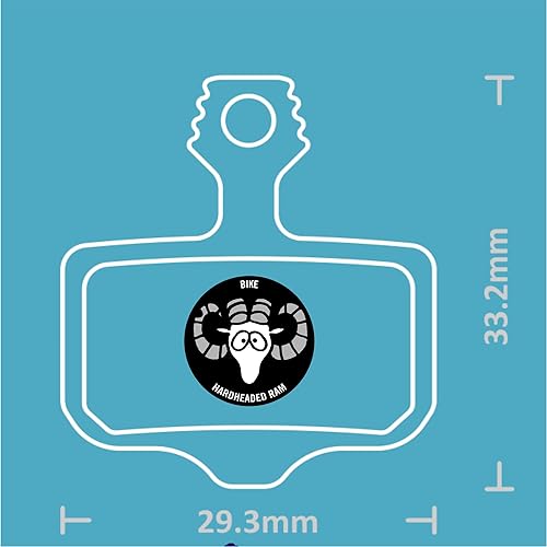 Miniatura 5 de Bicycle disc Brake pad Resin sintered Downhill Ceramic Bike Brake Pads Compatible with Avid Elixir-1-2-3-5-7-R-CR SRAM-DB-1-3-5-XX-XO-X7-X9