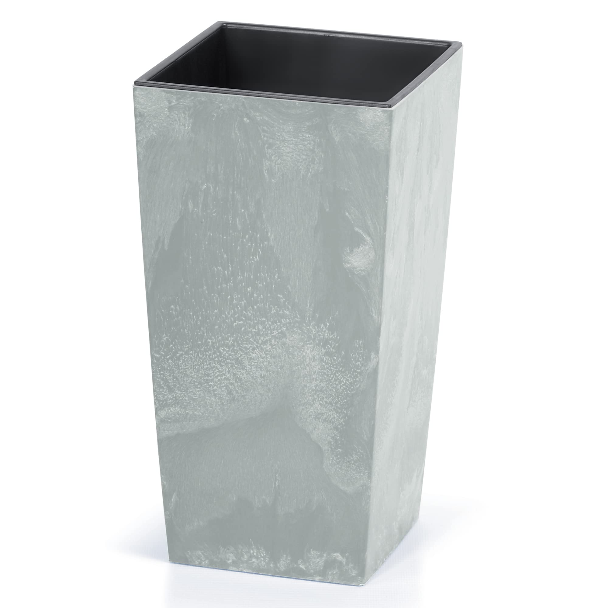 URBNLIVING Blumentopf Mit Beton-Optik – Groß & Stabil Für Garten, Balkon & Wohnung