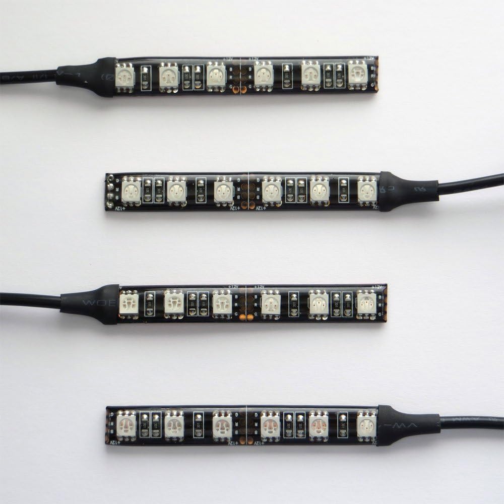 LED SMD Glow Strips Neon 3inch Micro Lights 4-Pack