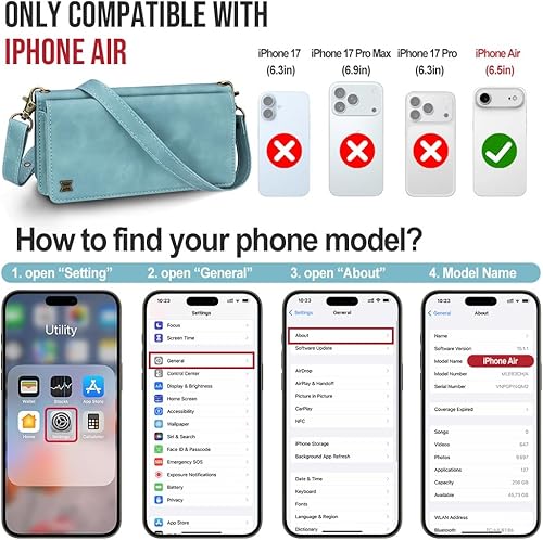 Miniatura 2 de Funda tipo cartera compatible con iPhone 12 Pro Max, funda de piel sintética con bloqueo RFID, funda para teléfono para mujeres y hombres, con