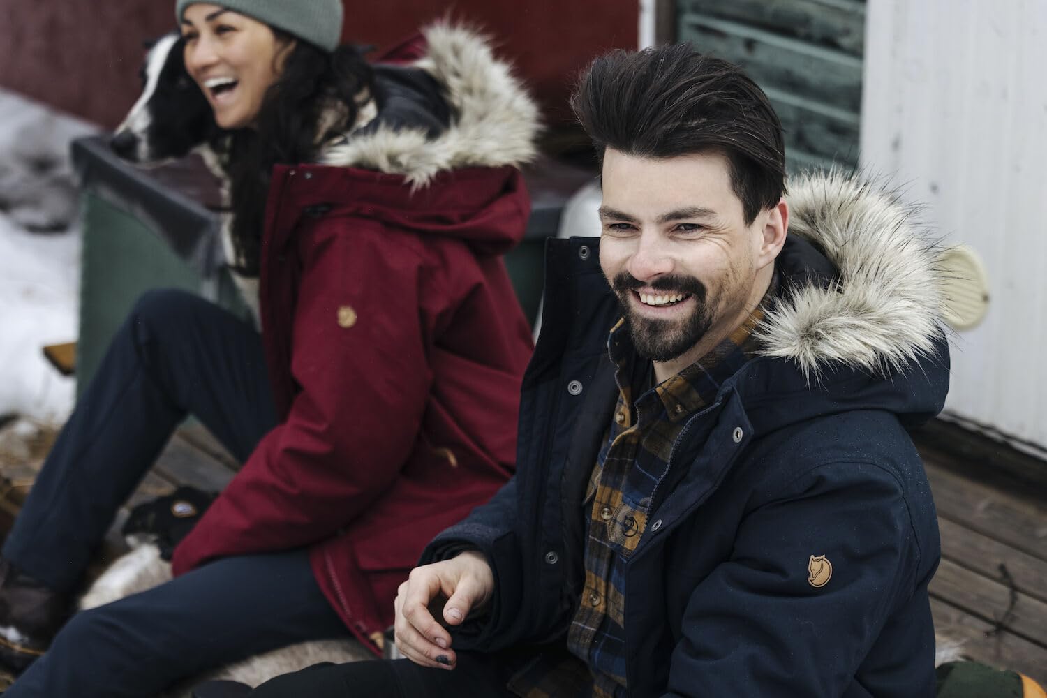 Fjällräven Męska koszula Singi Heavy Flannel M, Black/Deep Forest, XXL, czarny/głęboki las, XXL