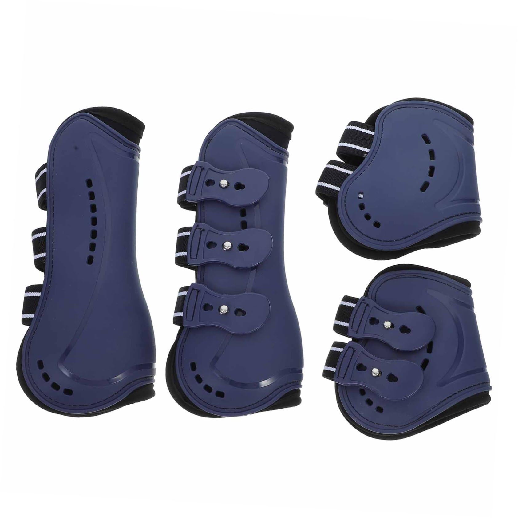 TOYANDONA 4piezas Botas De Protección Ecuestre Bota De Malla Mangas para Tendones De Caballo Flexibles Estilo Elegante