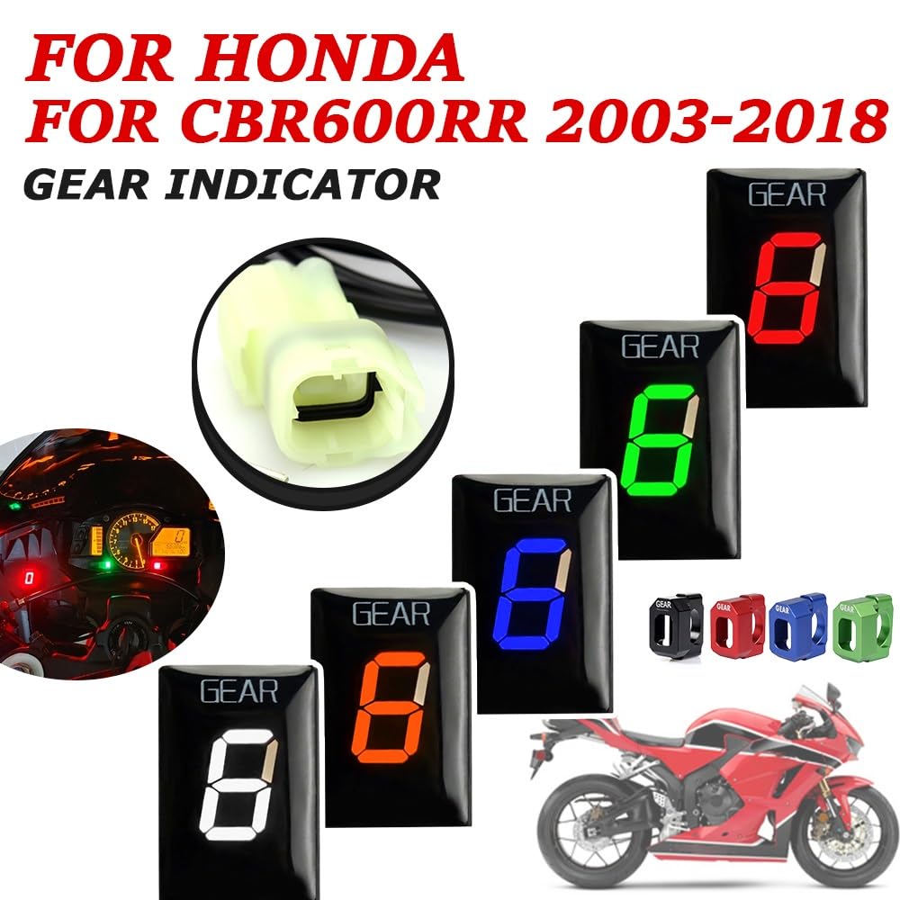 indicador engranaje digital Accesorios para motocicleta, indicador de marchas, medidor de visualización para CBR600RR CBR 600 RR CBR600 RR CBR 600RR 2003 2004 2005 2006 2007