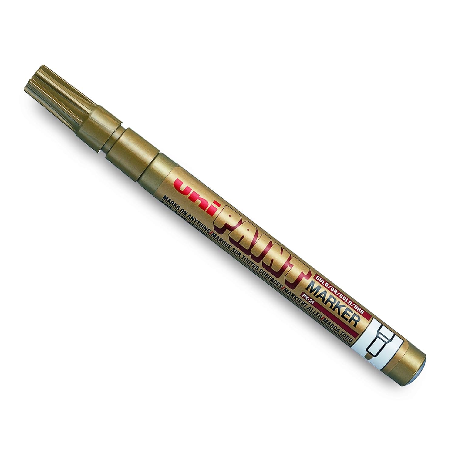 uni-ball Marcadores de pintura PX21 (tinta dorada, paquete de 3)