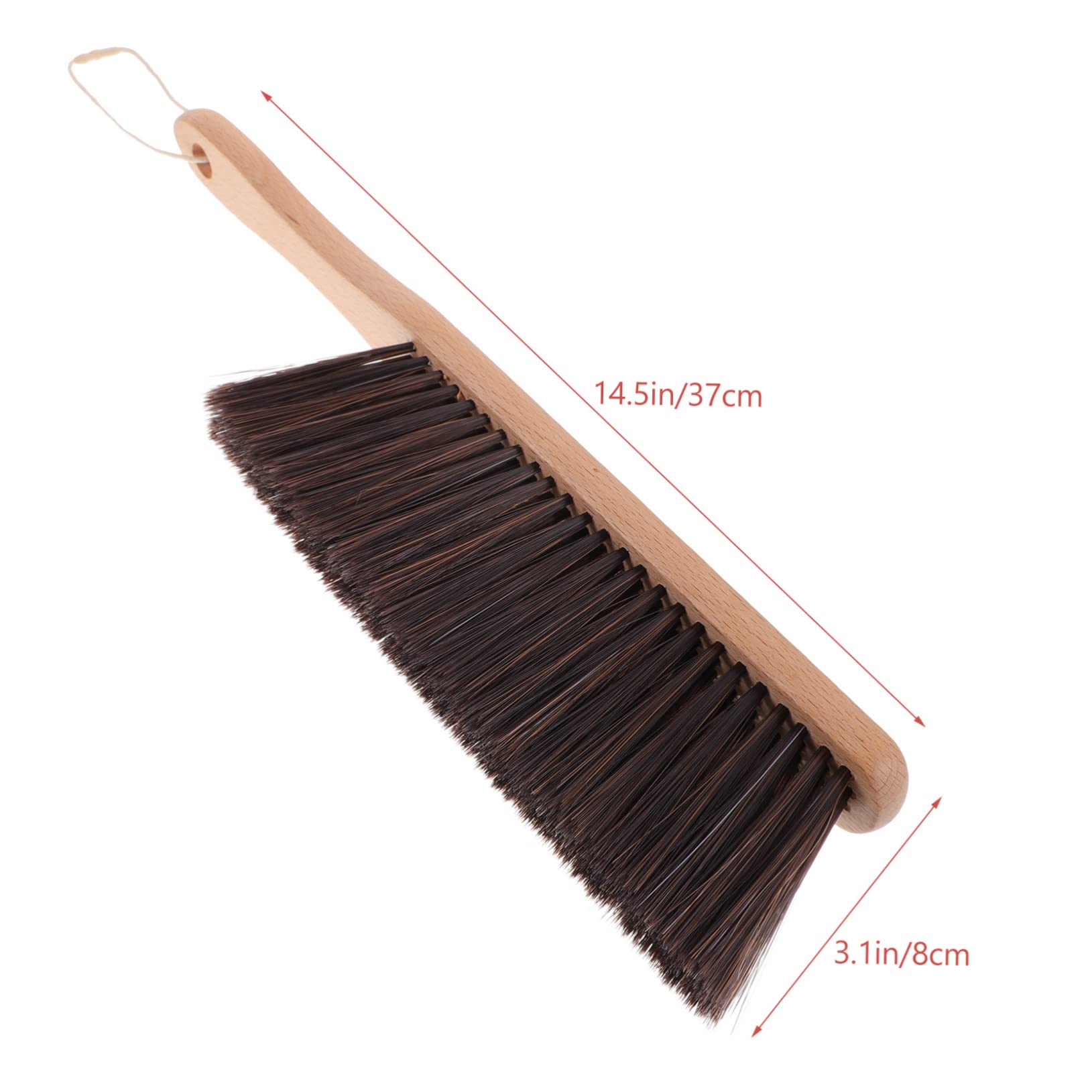 Garneck Wooden Handle Cleaning Brush Portable Bed Brush Sofa Brush Practical Cleaning Brush Carpet Brush