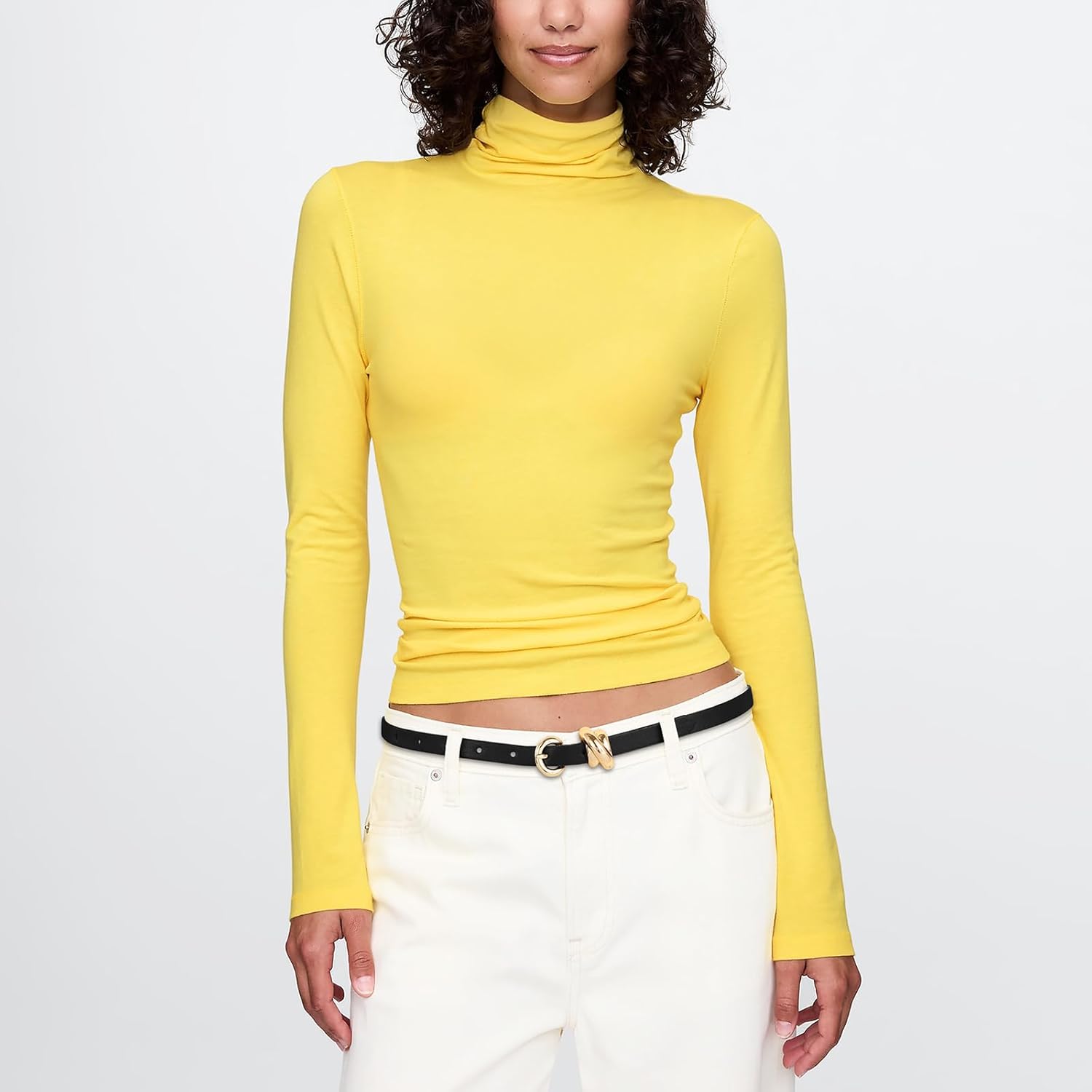 Fashion Waist Belt with Gold Buckle Women's Belts for Jeans Stylish Leather Belts for Women - Image 6