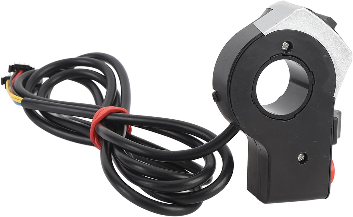 POENVFPO Turn Signal Switch ABS Motorcycle Handlebar Controls 3 in 1 Button Set with 4.9ft Cable for Scooters UTVs Electric Bikes