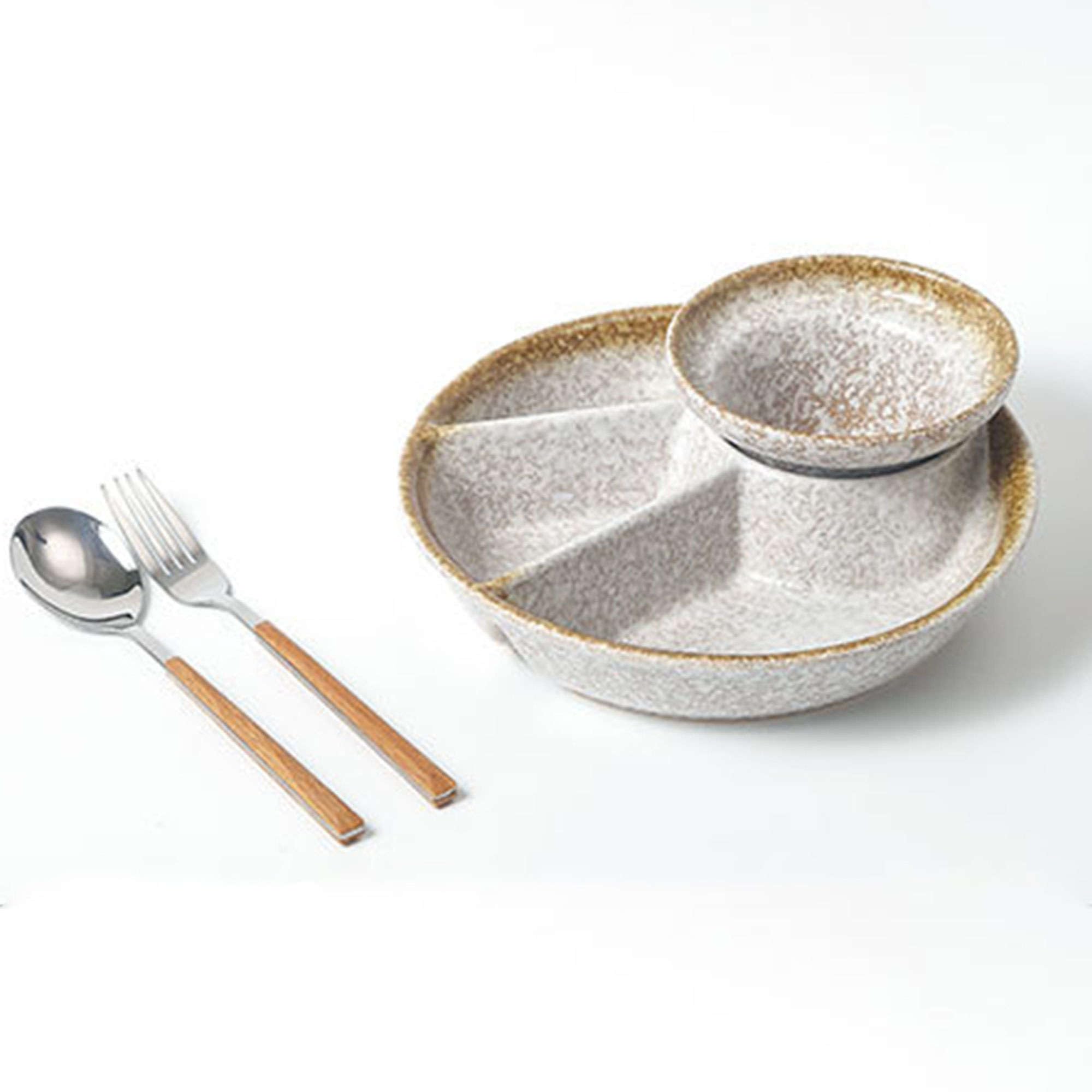 Piatti, Piatti da Portata divisi, Piatto di Controllo della Dieta(C,Divider Plate Set)