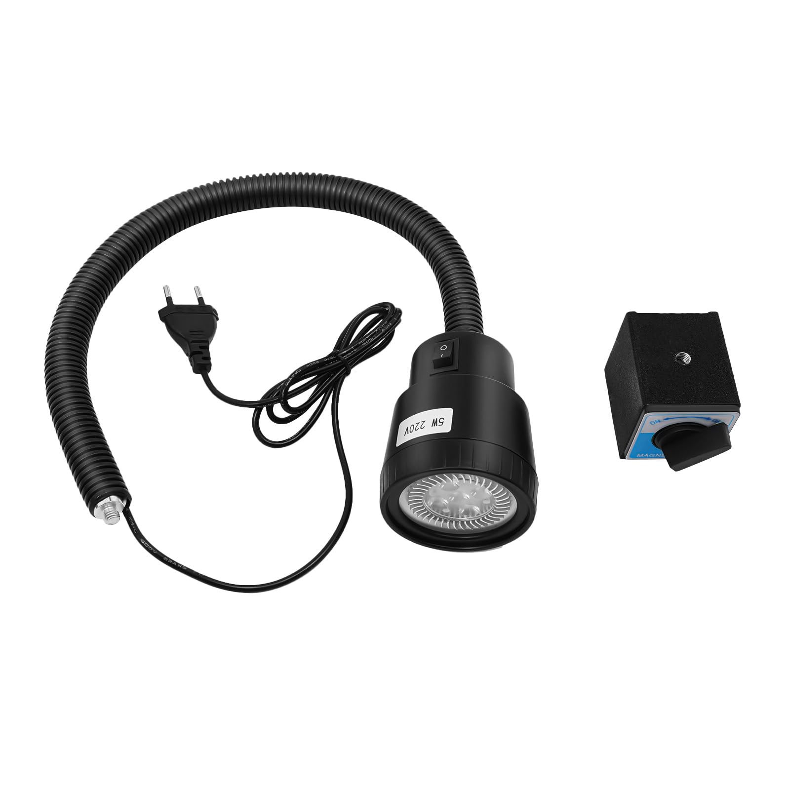 LED Maschinenleuchte mit Magnetfuß Flexible Werkstattlampe 500lm | Flexible LED Arbeitsleuchte mit Magnetfuß für Maschinen, Werkstätten und präzise Arbeiten mit heller Ausleuchtung