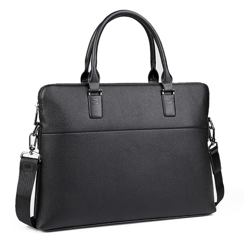 18 Inch PU Leather briefcases Laptop Lawyer bag Messenger Bags for Men and Women Satchel Bag2