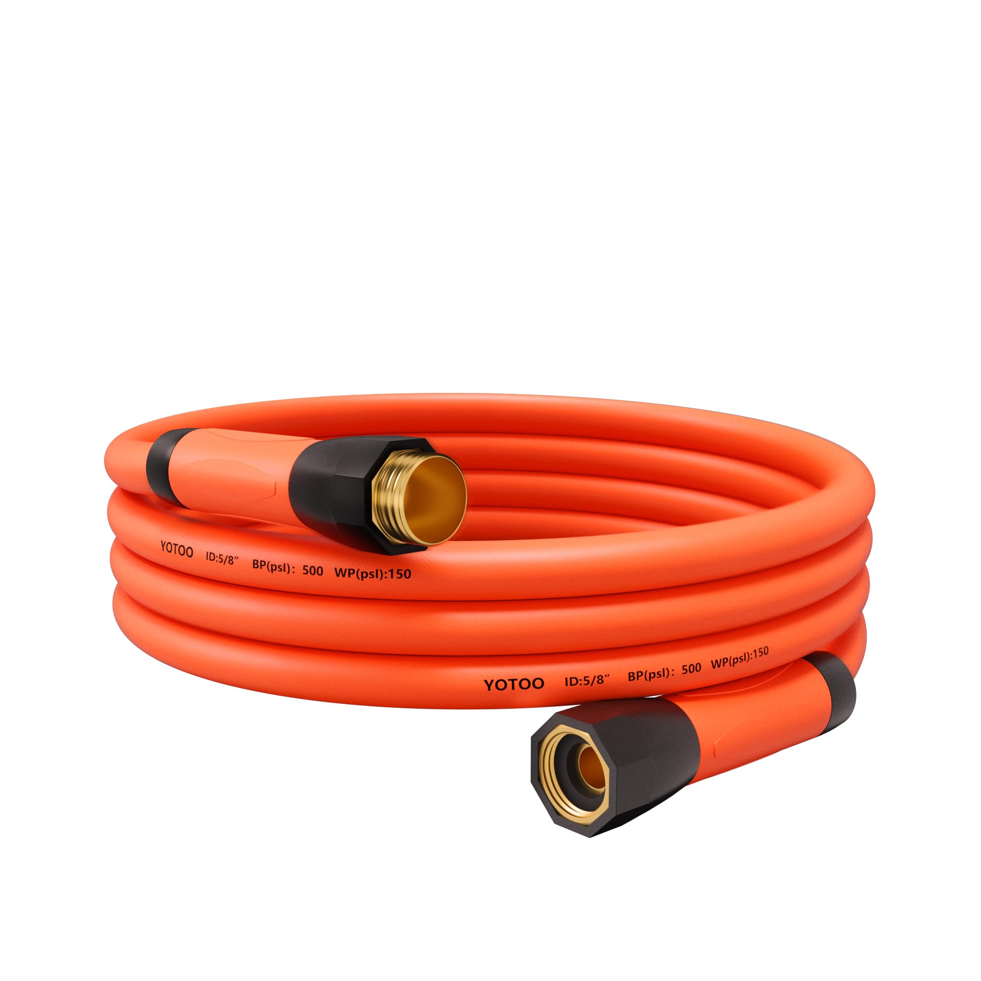 Tuyau hybride de 1,6 cm x 1,8 m YOTOO robuste en laiton massif