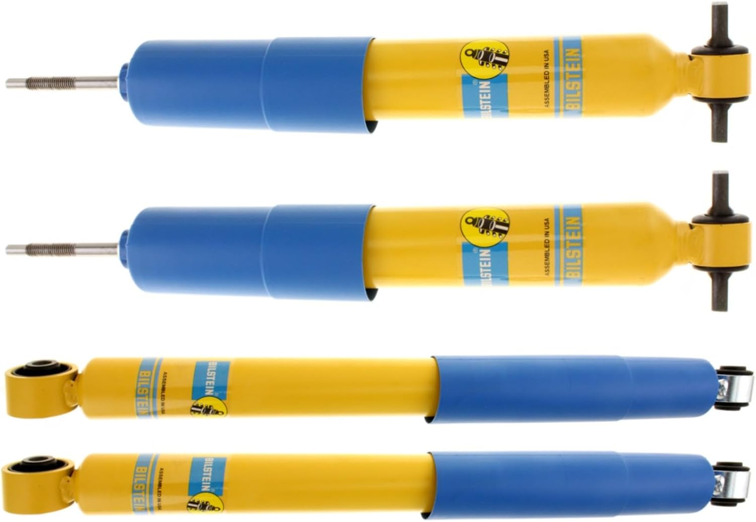 4600 Series Set of Front & Rear Shocks fits 1999 2006 Silverado 1500 RWD with 0-1” Rear Lift - Fits Models Without ZX3 Electronic Suspension Package - TrendsAuto Decal Included