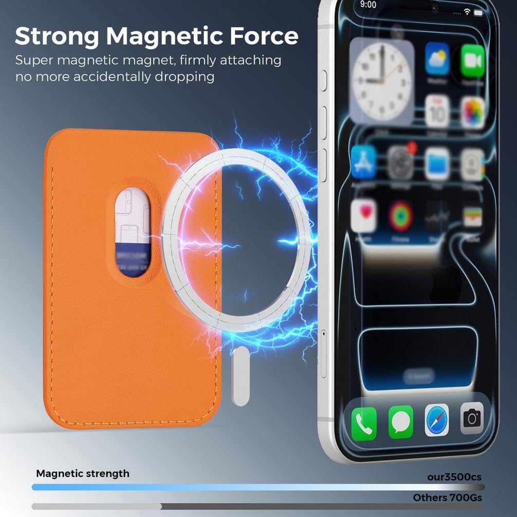 Genérico Funda magnética for iPhone 17 Pro Max/17 Pro/Air/17 Billetera