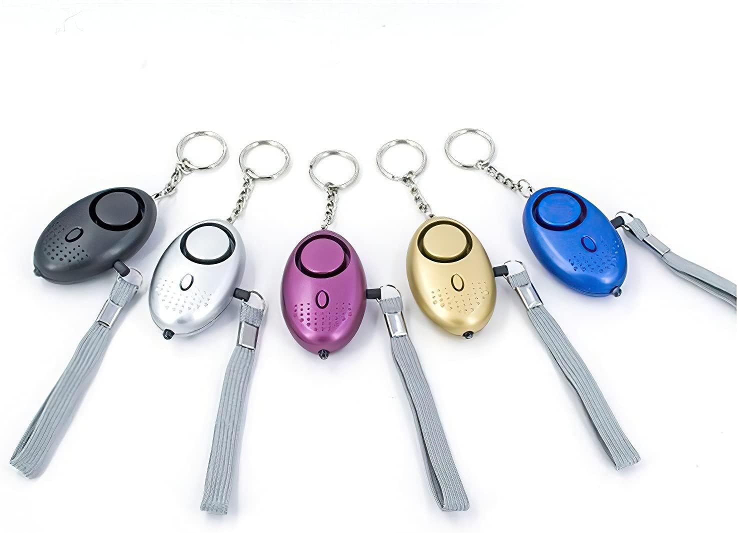 Runjoy Safe Sound Personal Alarm 140dB Self Defense Security Protect Alert Scream Loud Emergency Alarm Keychain Personal Safety for Women Child Elder Girl 5-Pack (Multicolor): Home Improvement