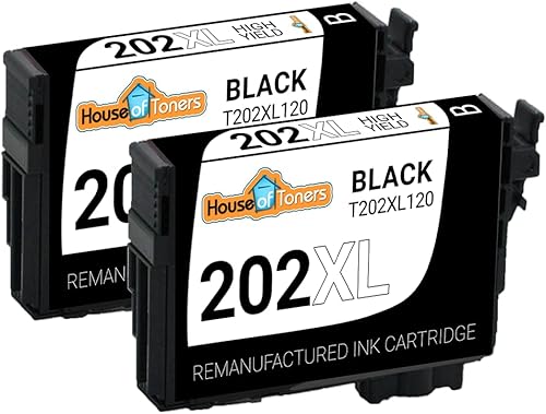 Miniatura 2 de Cartucho de tinta remanufacturado para Epson 202XL Cartucho de tinta de alto rendimiento para impresoras Epson 202XL Workforce WF-2860 Expression