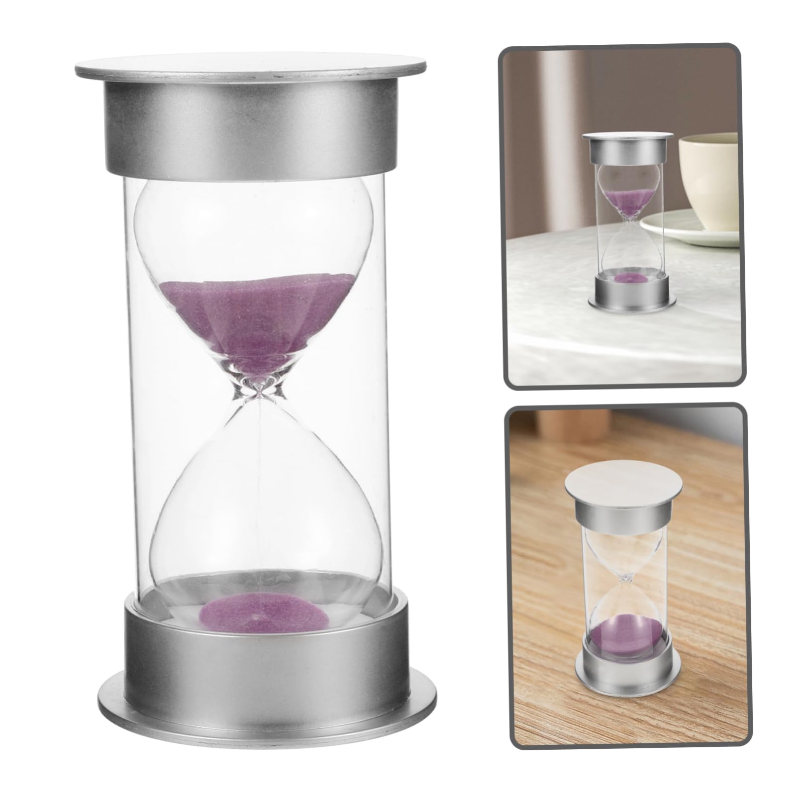BESPORTBLE 5 Sätze Farbige Sanduhr 20-Minuten-Sanduhr Sanduhr- 20 Minuten Sanduhr Tisch-Sanduhr Desktop-Sanduhr-Ornament 20 Minuten Timer Glas Mit Hohem Borosilikatgehalt 2 Stück * 5