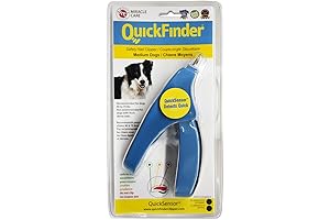 QuickFinder Deluxe Dog Nail Clippers - Precision Trimming for Medium to Large Dogs