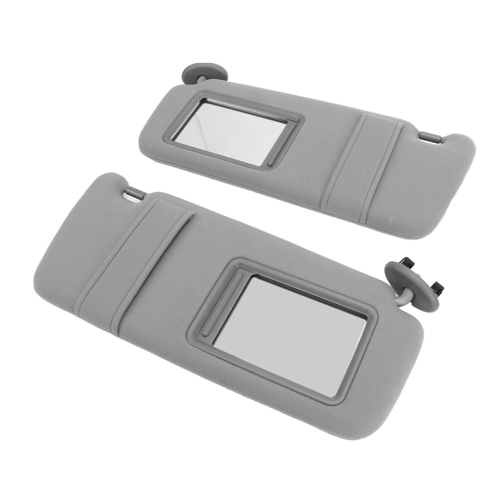 Generic 2007-2011 pour Pare-Soleil Absorbant la Lumière, 1 Paire de Pare-Soleil Gris avec Miroir pour côté Conducteur Gauche