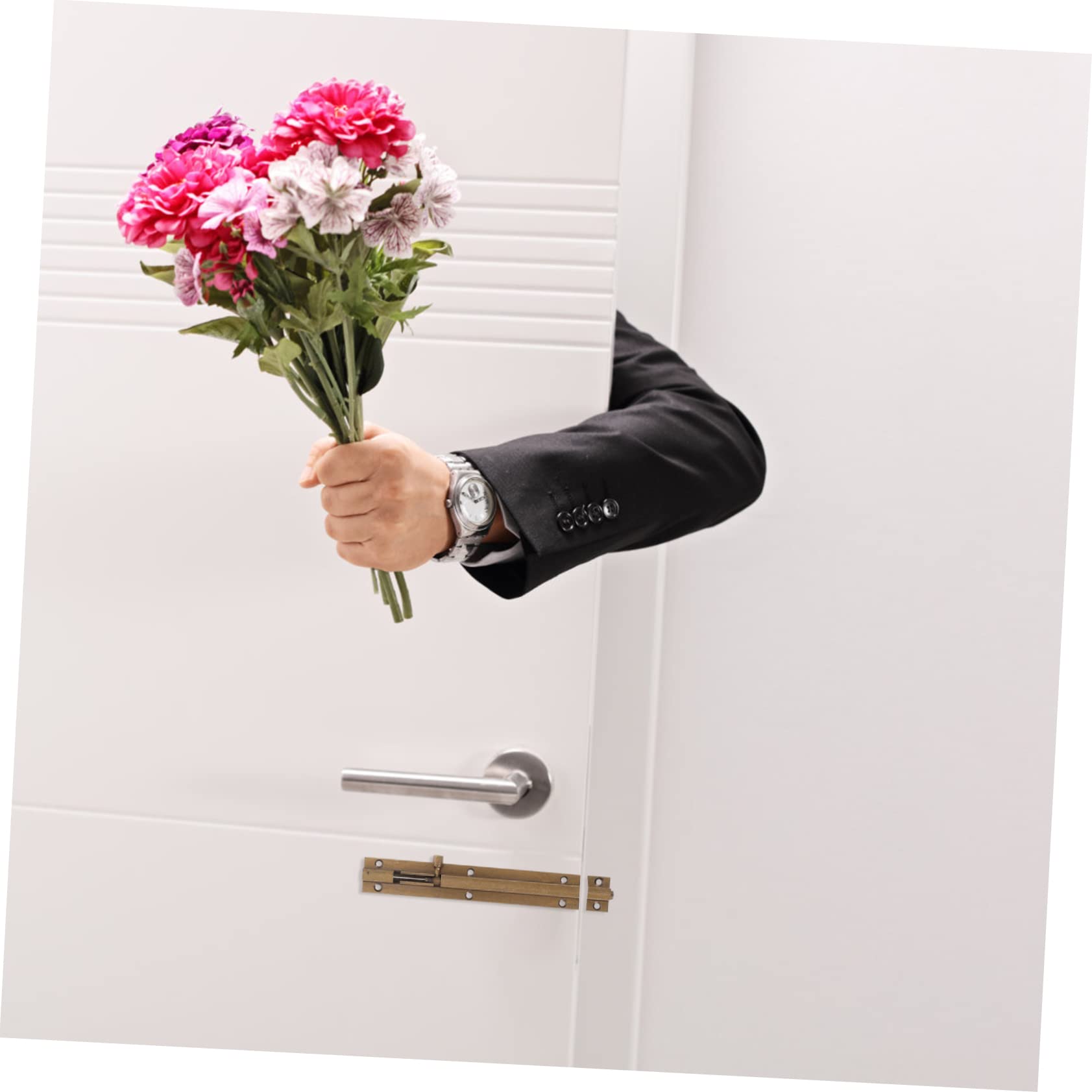 OSALADI 3pezzi Serratura Scorrevole Rame Antico Chiusura Per Porte e Finestre Sicurezza Per Interni Ed Esterni Design Elegante e Resistente Facile Installazione e Massima Durata