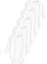 NEXT Long Sleeve Ribbed Baby Bodysuit 5 Pack