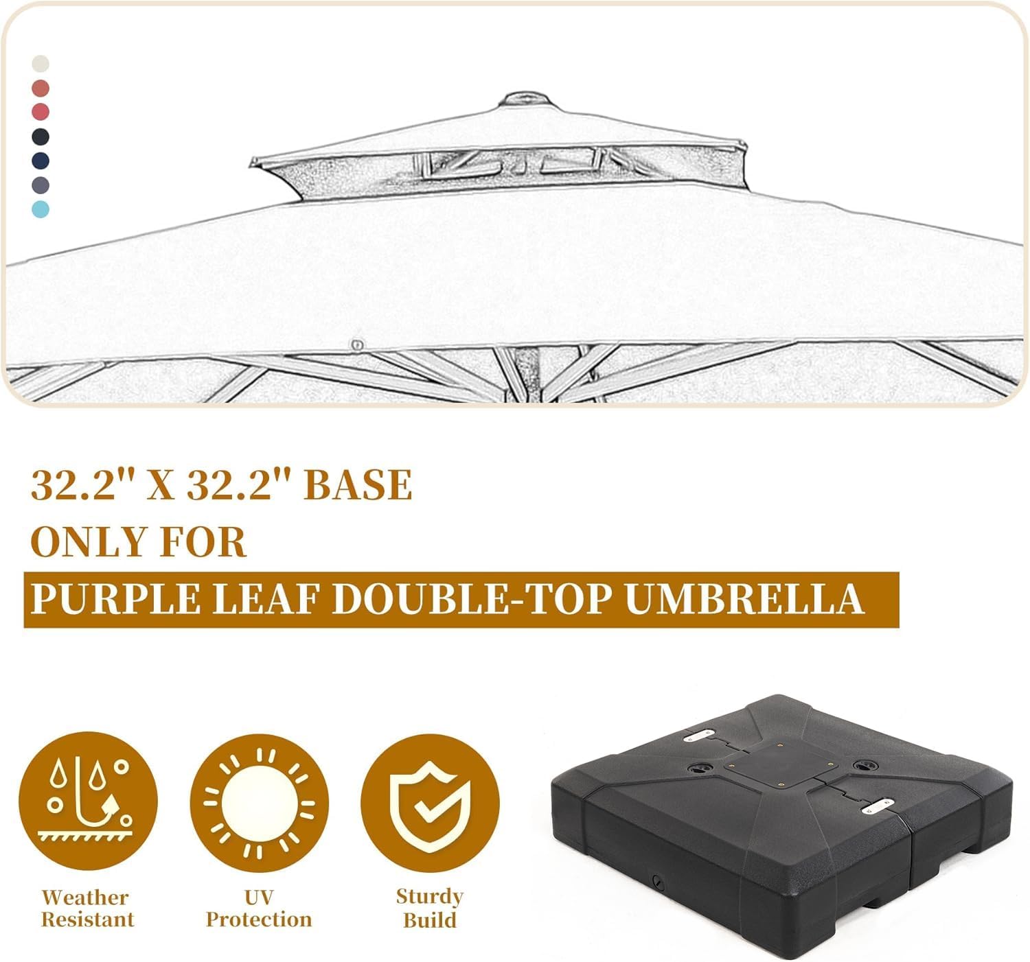 Stay Steady: PURPLE LEAF DY1100 Offset Patio Umbrella Base Review