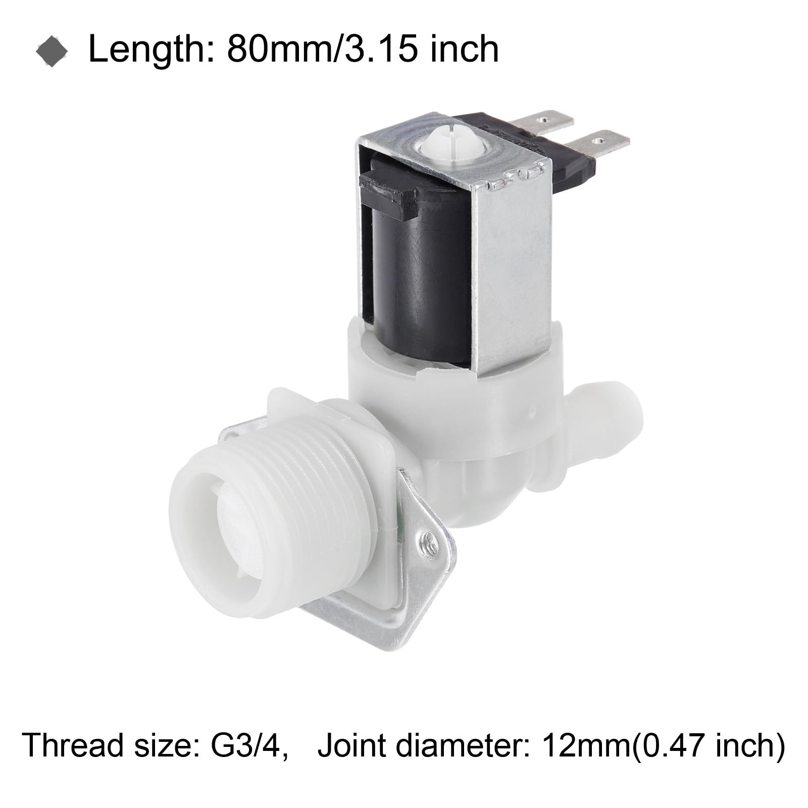 MECCANIXITY Water Inlet Valve Ice Maker for General Refrigerators