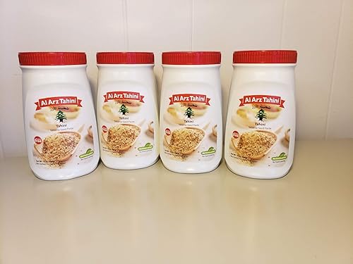 Al Arz Tahini 100% Pasta de sésamo 4 unidades