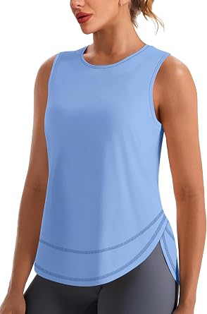 NIASHOT Workout Tank Tops for Women Lightweight Gym Clothes Quick Dry Moisture Wicking Activewear Running Yoga Tennis