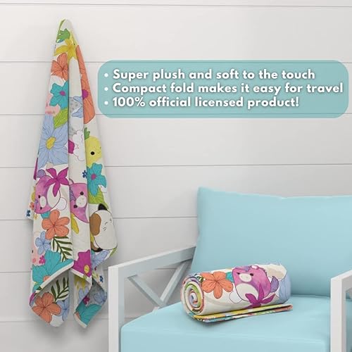 Miniatura 3 de Franco Squishmallows - Toalla de baño de algodón súper suave, 60 x 30 pulgadas (producto oficial de Squishmallows)