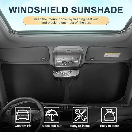 Miniatura 8 de Cartist Parasol de 5 capas para parabrisas de ajuste personalizado para Honda HR-V HRV 2023 2024, accesorios plegable para ventana delantera de