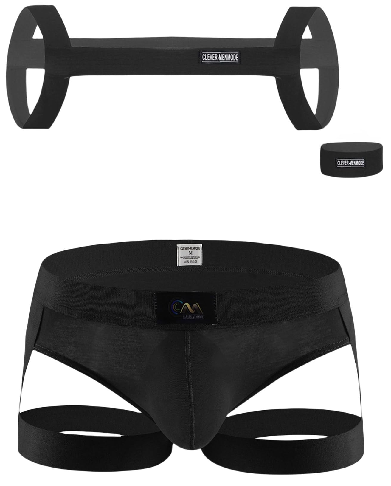 Ensemble Lingerie Sexy Homme Sangle Harnais Ceinture Body Haut avec String Set Hollow Out sous-vêtement Gay Tenus de Nuit